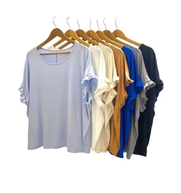 Remera con Mangas de Volados - Imagen 4