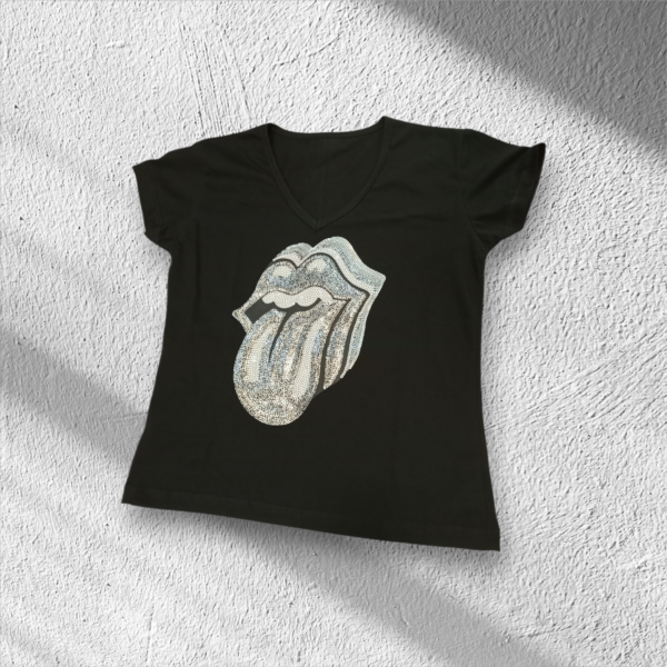 Remera Stone Plateado