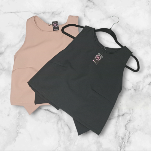 Musculosa Crep con Moño en la Espalda - Imagen 5