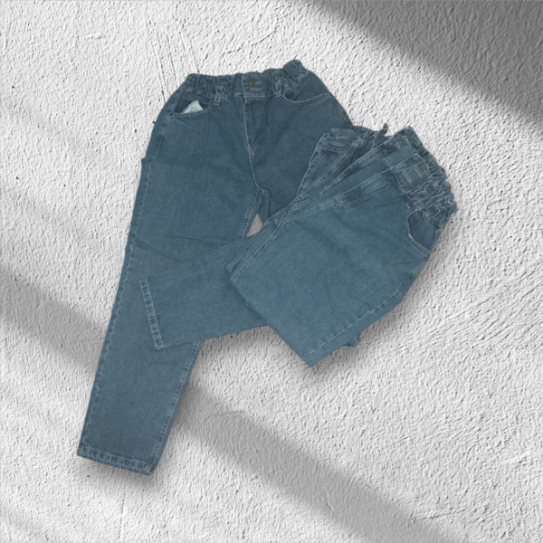 Jeans Mom C/Elastico Cintura - Imagen 4