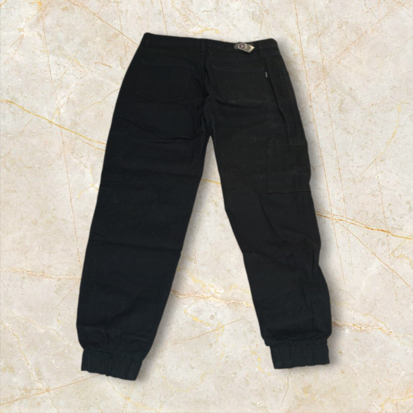 Jeans Babucha Cargo Negro - Imagen 3