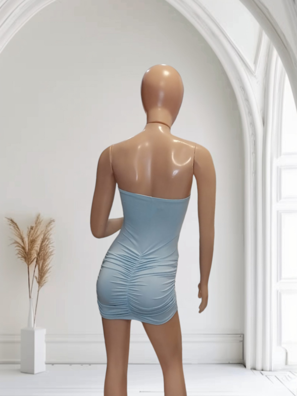 Vestido Microfibra Straple con Argolla - Imagen 4