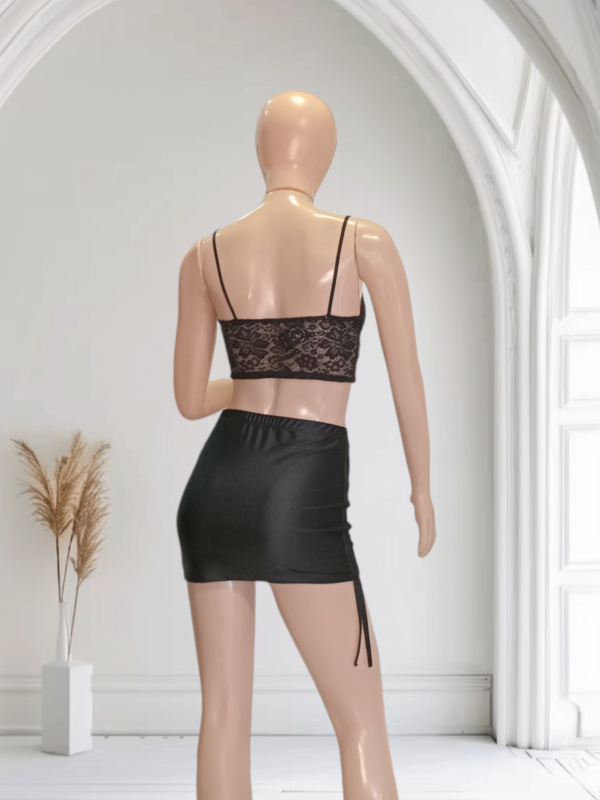 Pollera Tricot Modal Mini C/Tiras - Imagen 5