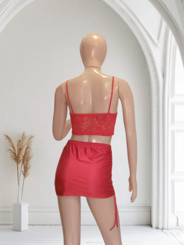 Pollera Tricot Modal Mini C/Tiras - Imagen 3