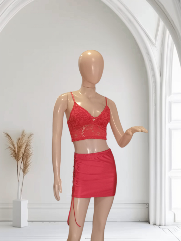Pollera Tricot Modal Mini C/Tiras
