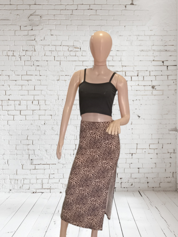 Pollera Modal Soft Animal Print