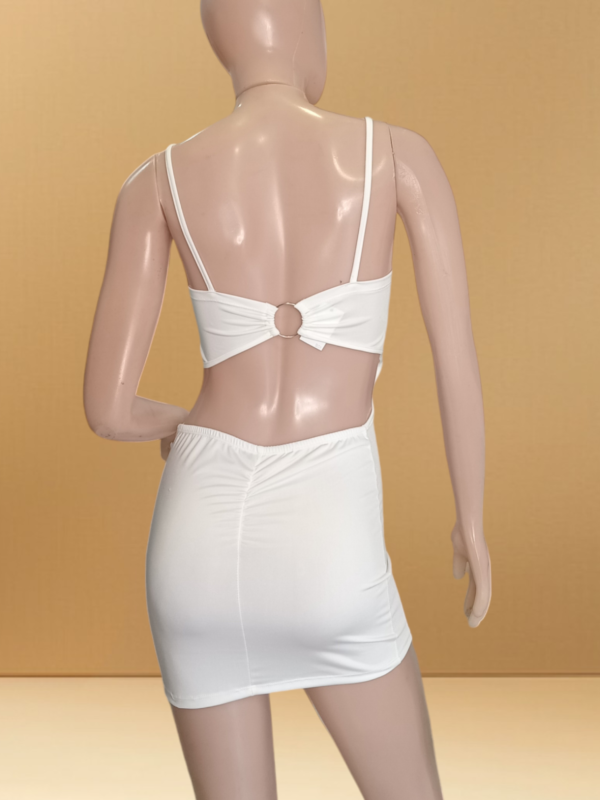 Vestido Microfibra C/Tira Espalda Argolla - Imagen 4