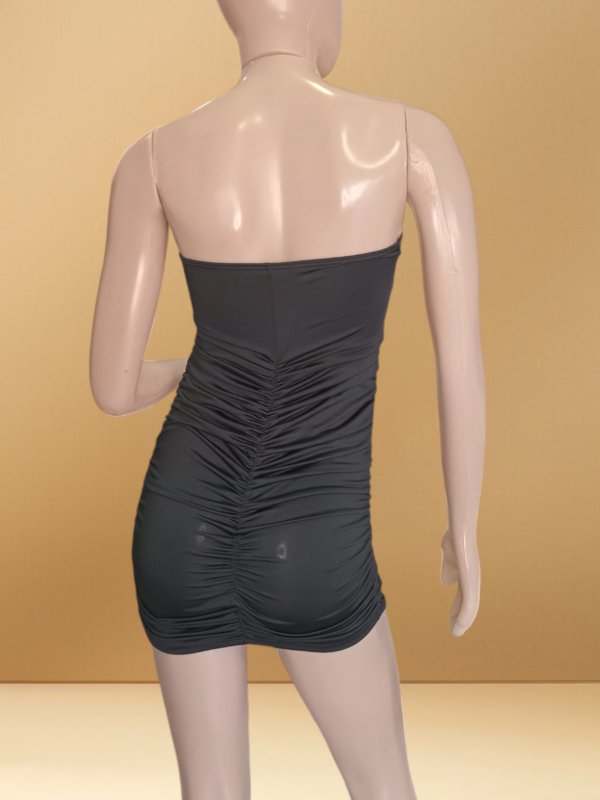 Vestido Straple Microfibra Pecho - Imagen 3