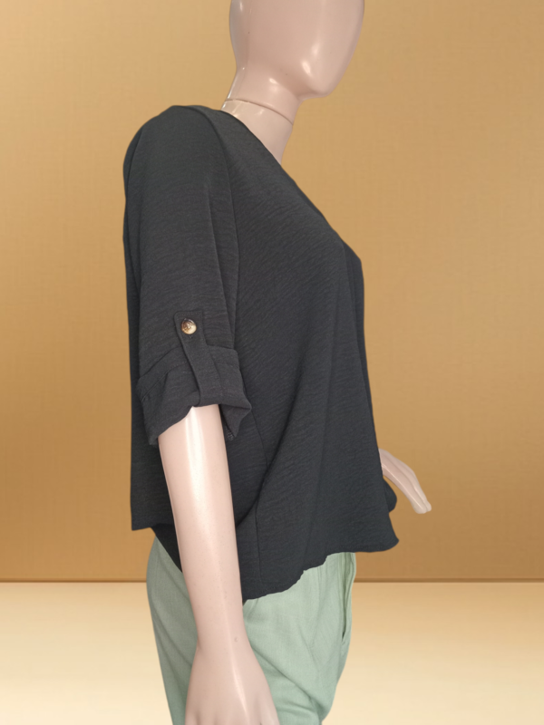 Blusa Pinza Manga Regulable - Imagen 3