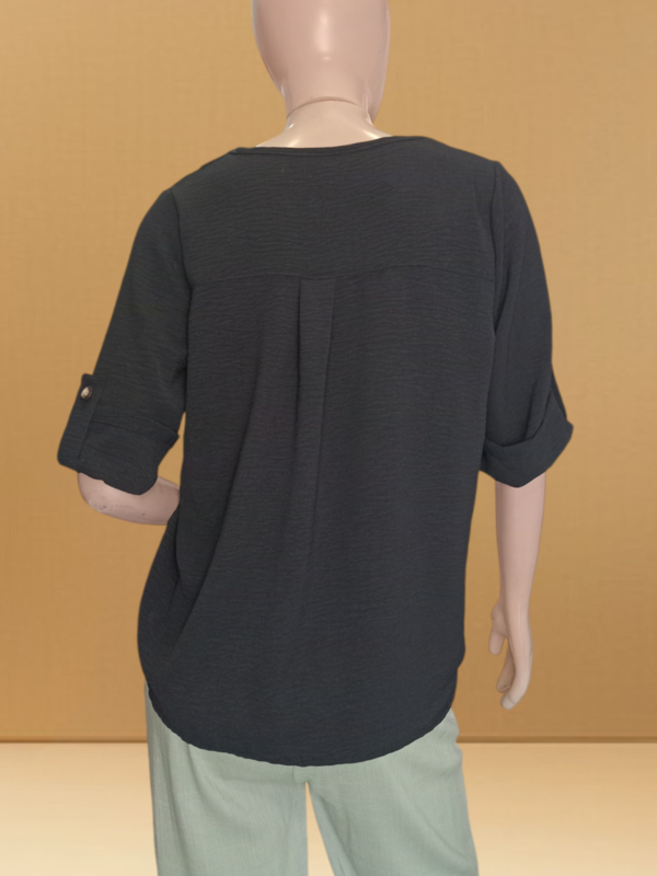 Blusa Pinza Manga Regulable - Imagen 4