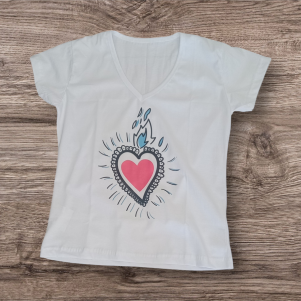 Remera Corazon Liz