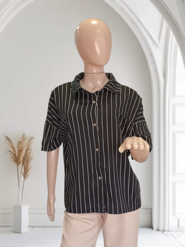 Camisa Rayada Lino